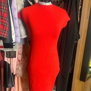 Zara Knit Red Dress